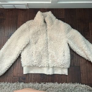ZARA SHERPA BOMBER JACKET
